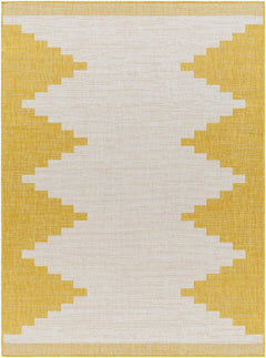 Djugun Yellow Outdoor Rug - Clearance - Ornate Home