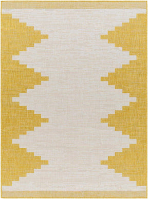 Djugun Yellow Outdoor Rug - Clearance - Ornate Home