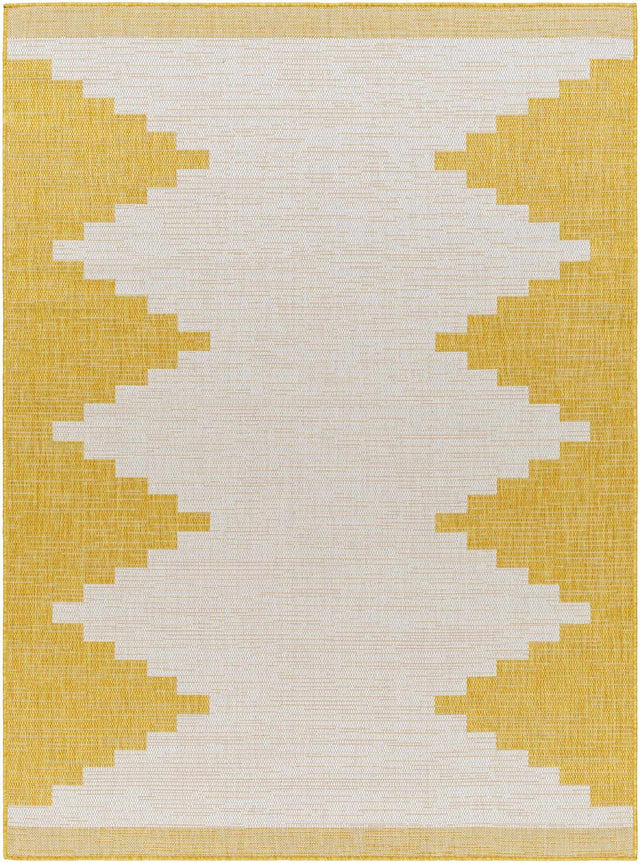 Djugun Yellow Outdoor Rug - Clearance - Ornate Home