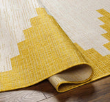 Djugun Yellow Outdoor Rug - Clearance - Ornate Home