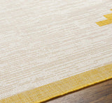 Djugun Yellow Outdoor Rug - Clearance - Ornate Home