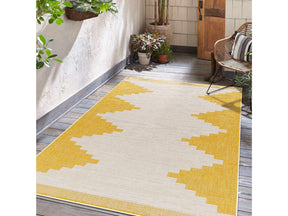 Djugun Yellow Outdoor Rug - Ornate Home