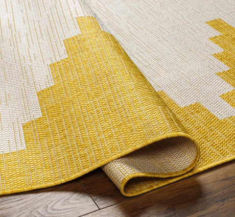Djugun Yellow Outdoor Rug - Ornate Home