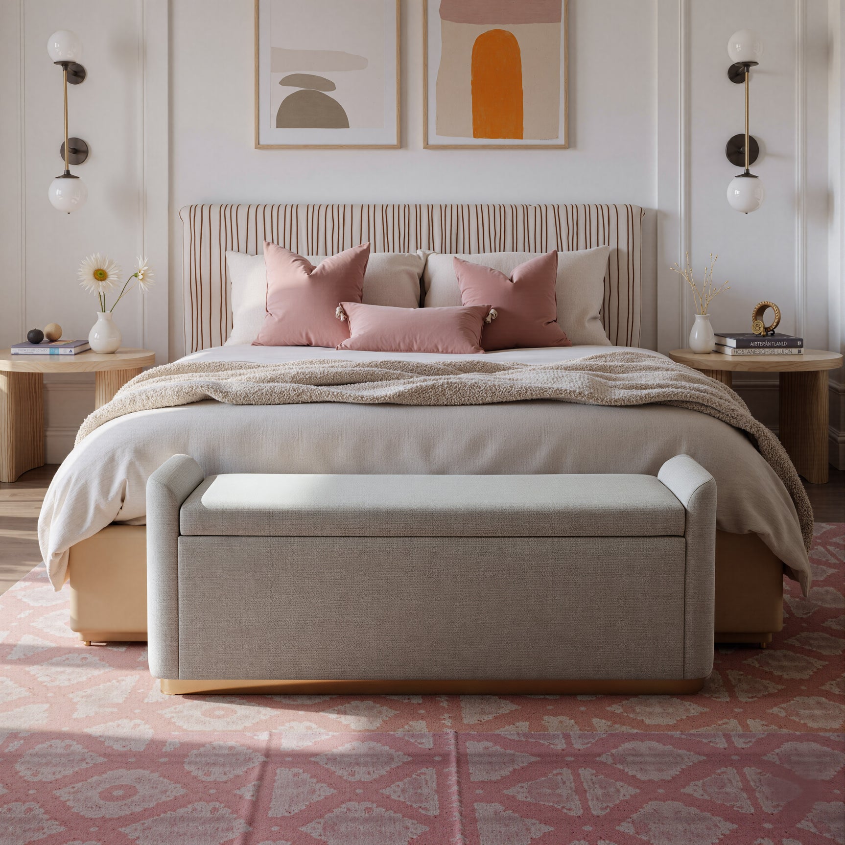 Dobo Gray Storage Bench - Ornate Home