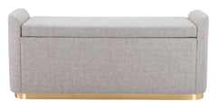 Dobo Gray Storage Bench - Ornate Home