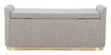 Dobo Gray Storage Bench - Ornate Home