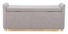 Dobo Gray Storage Bench - Ornate Home