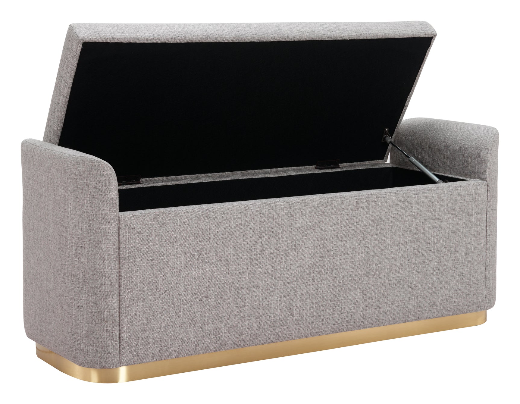 Dobo Gray Storage Bench - Ornate Home