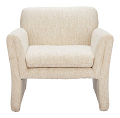 Dobra Oatmeal Beige Accent Chair - Ornate Home