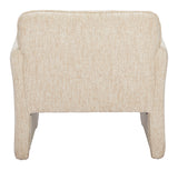 Dobra Oatmeal Beige Accent Chair - Ornate Home