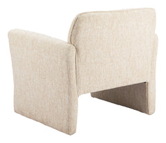 Dobra Oatmeal Beige Accent Chair - Ornate Home