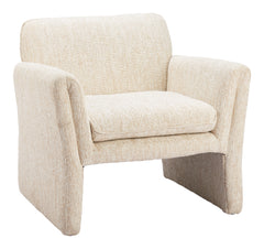 Dobra Oatmeal Beige Accent Chair - Ornate Home