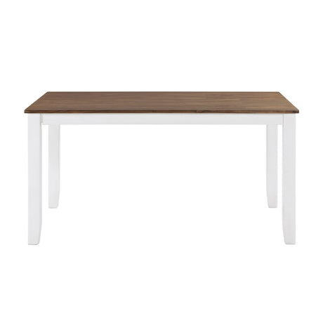 Dobson Cherry/White 7-Piece Pack Dinette Set - Ornate Home