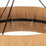 Dobson Pendant Natural/Black - Ornate Home