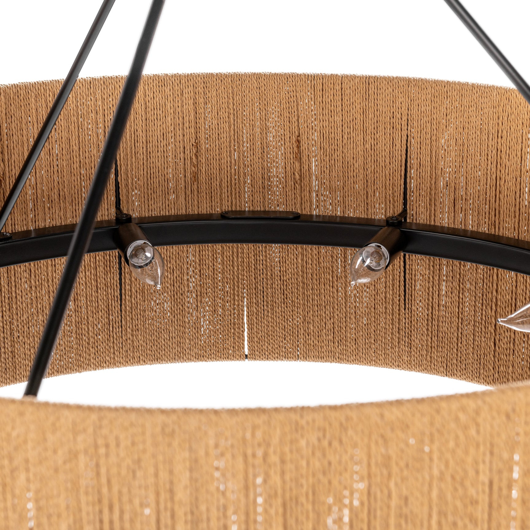Dobson Pendant Natural/Black - Ornate Home