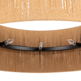Dobson Pendant Natural/Black - Ornate Home