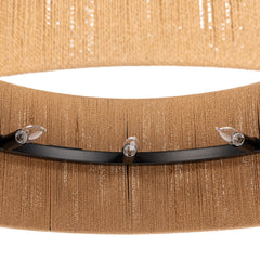 Dobson Pendant Natural/Black - Ornate Home