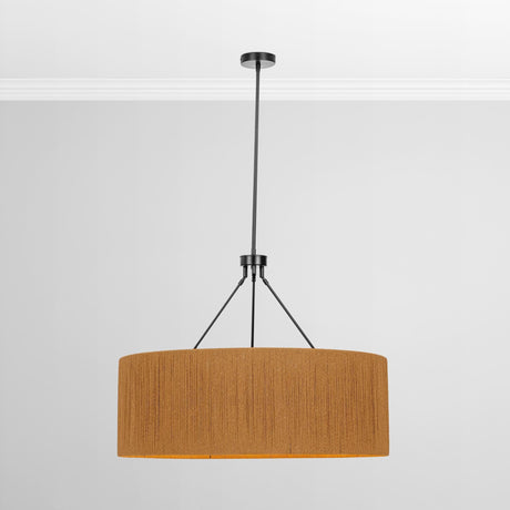 Dobson Pendant Natural/Black - Ornate Home