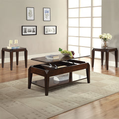 Docila Walnut Coffee Table - Ornate Home