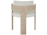 Dockside Crypton Nomad Snow/Natural Oak Arm Chair - Ornate Home