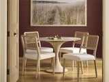 Dockside Crypton Nomad Snow/Natural Oak Chair (Set of 2) - Ornate Home