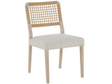 Dockside Crypton Nomad Snow/Natural Oak Chair (Set of 2) - Ornate Home