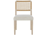 Dockside Crypton Nomad Snow/Natural Oak Chair (Set of 2) - Ornate Home