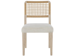 Dockside Crypton Nomad Snow/Natural Oak Chair (Set of 2) - Ornate Home