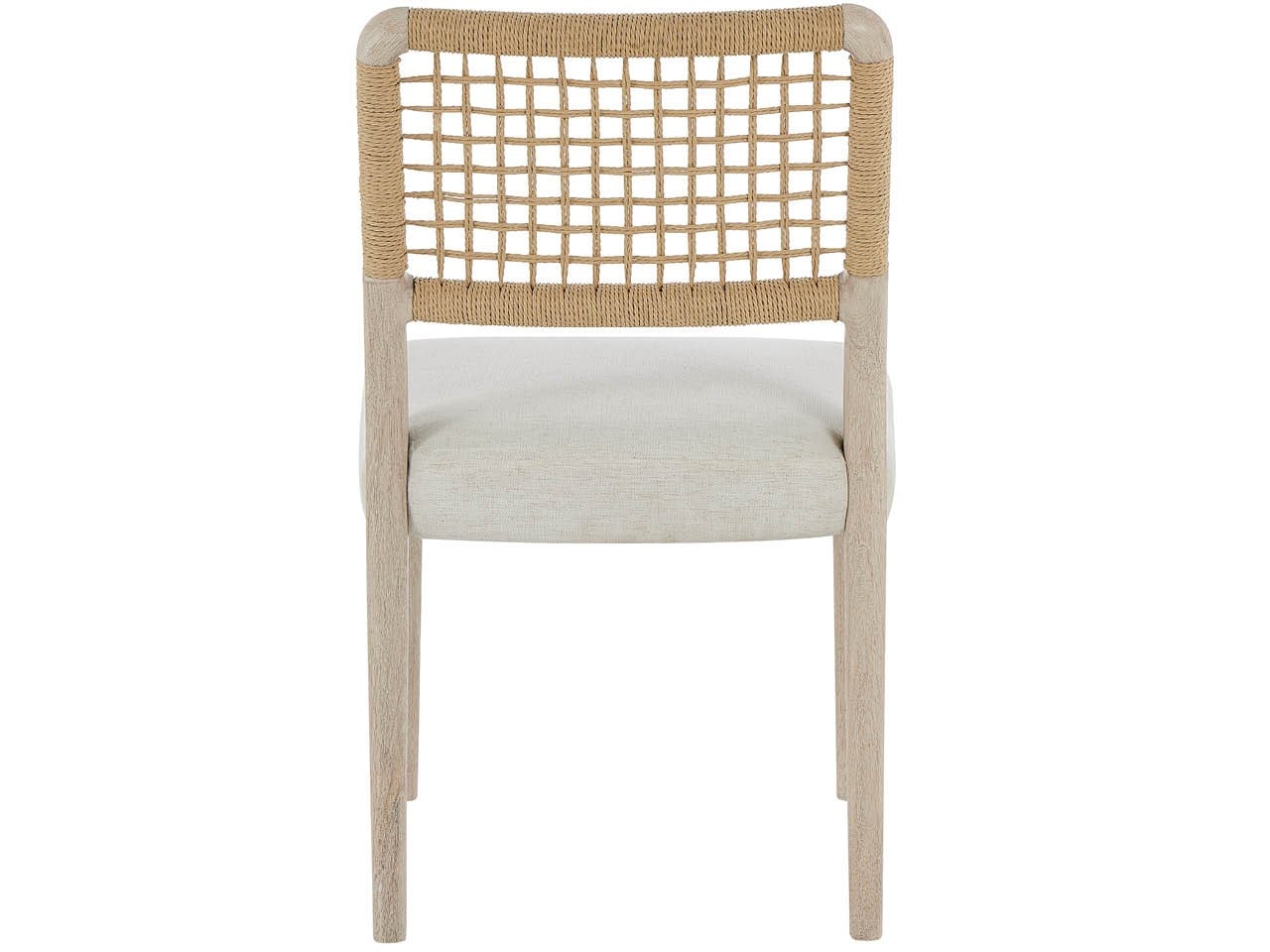 Dockside Crypton Nomad Snow/Natural Oak Chair (Set of 2) - Ornate Home