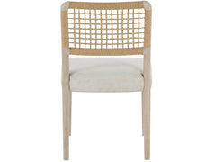 Dockside Crypton Nomad Snow/Natural Oak Chair (Set of 2) - Ornate Home