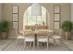 Dockside Natural Oak 54" Dining Table - Ornate Home