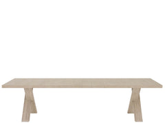 Dockside Natural Oak 86" Dining Table - Ornate Home