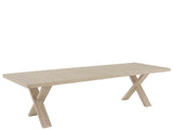Dockside Natural Oak 86" Dining Table - Ornate Home