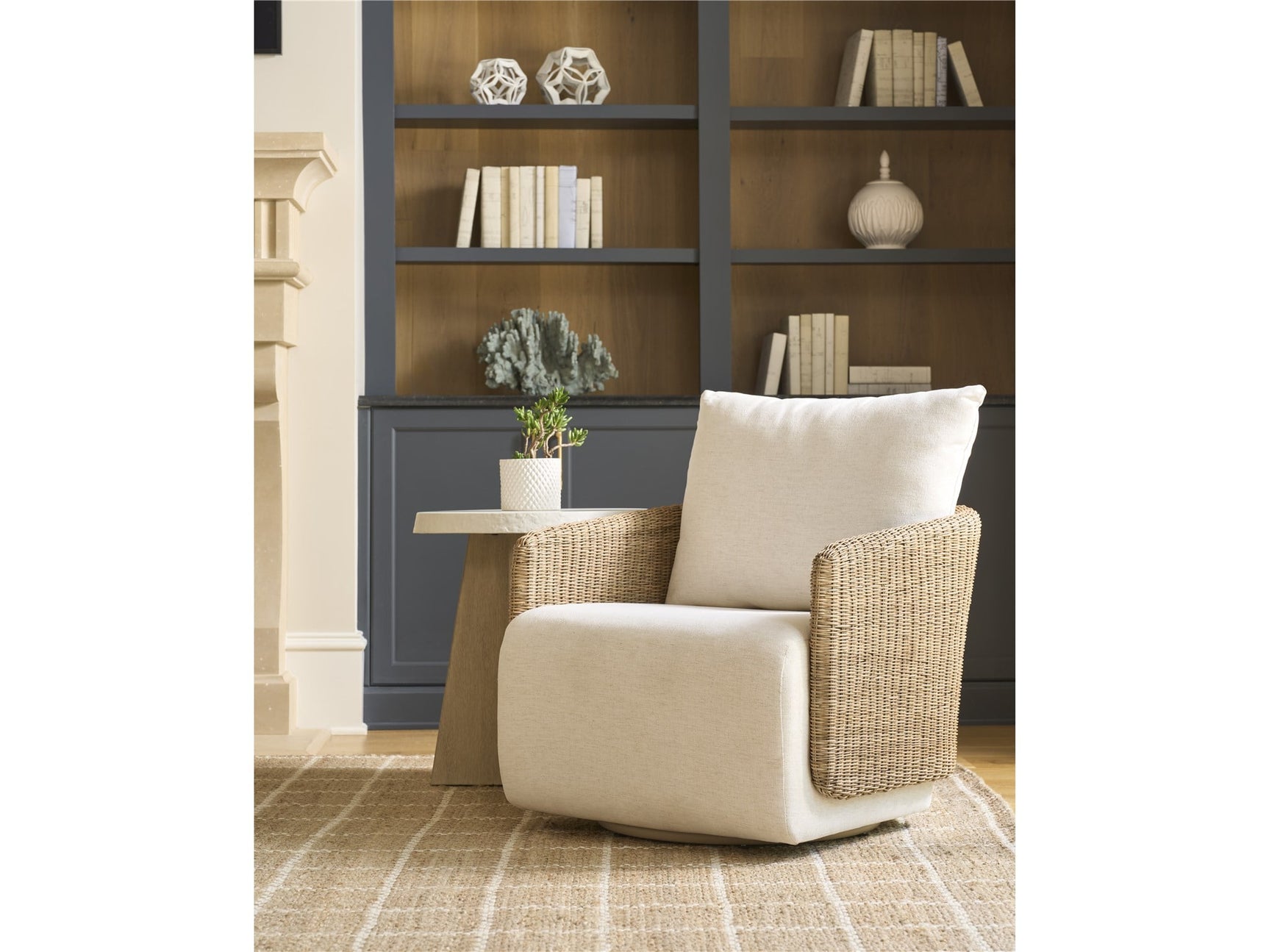 Dockside Natural Oak Accent Table - Ornate Home