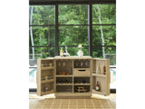Dockside Natural Oak Bar Cabinet - Ornate Home