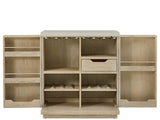 Dockside Natural Oak Bar Cabinet - Ornate Home
