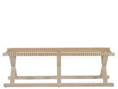 Dockside Natural Oak Bench - Ornate Home