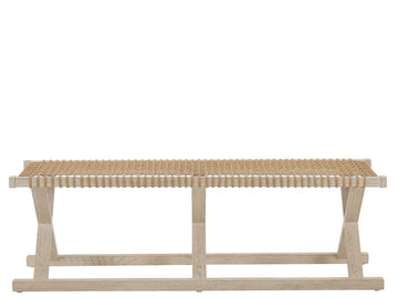 Dockside Natural Oak Bench - Ornate Home