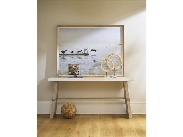 Dockside Natural Oak Console Table - Ornate Home