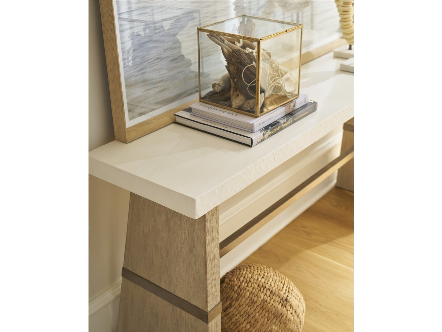 Dockside Natural Oak Console Table - Ornate Home