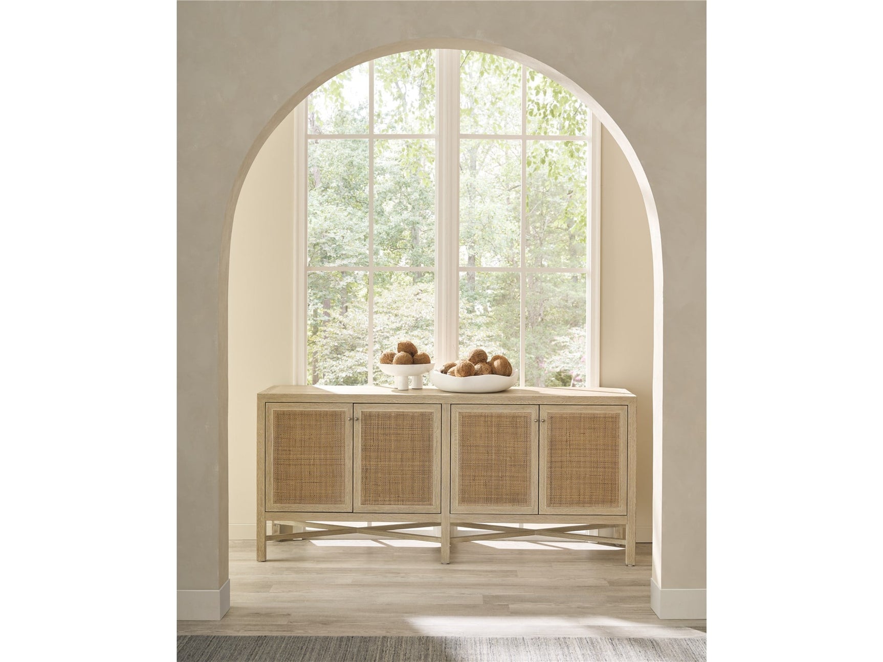 Dockside Natural Oak Credenza - Ornate Home