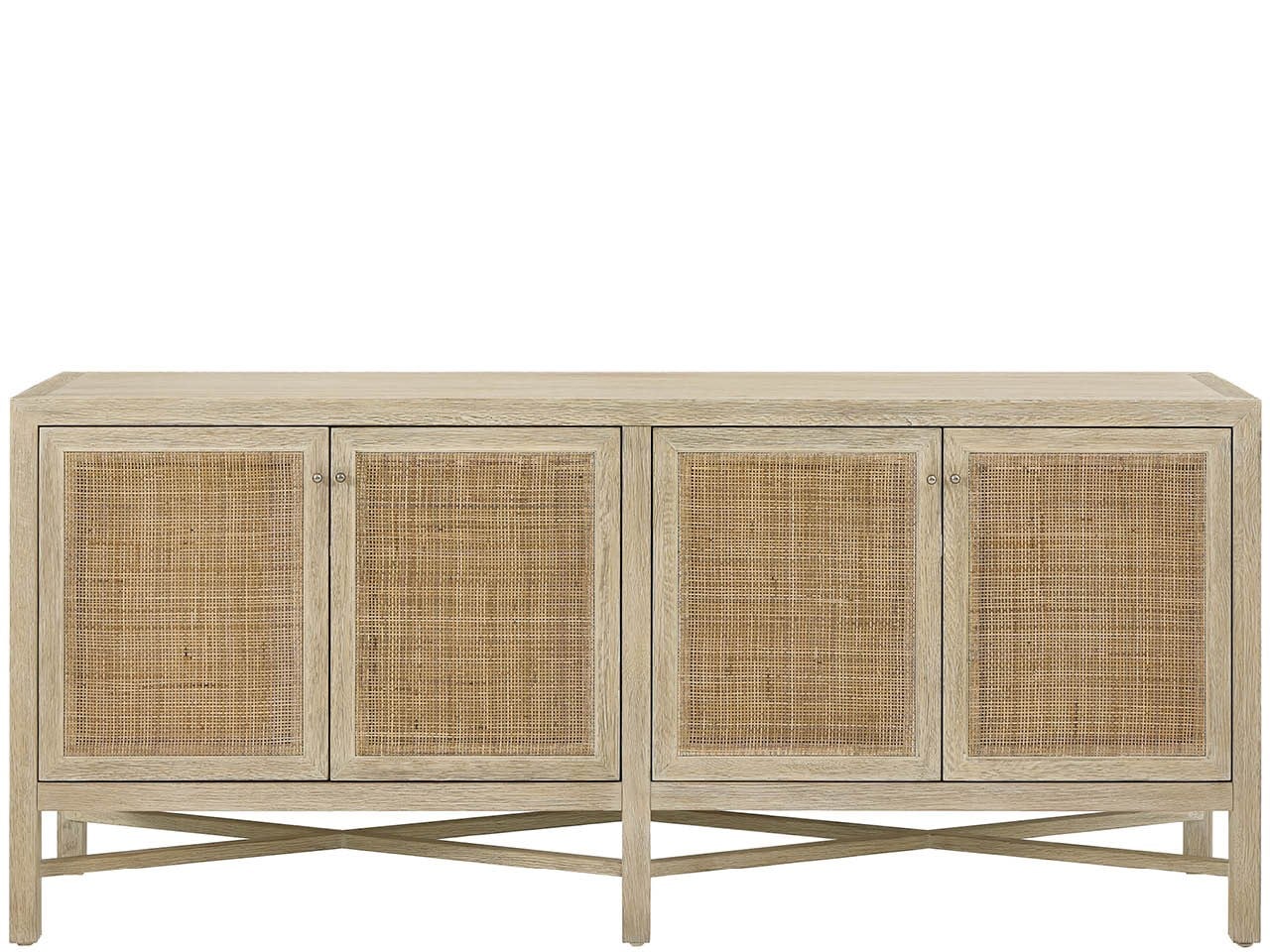 Dockside Natural Oak Credenza - Ornate Home