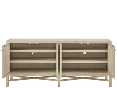Dockside Natural Oak Credenza - Ornate Home