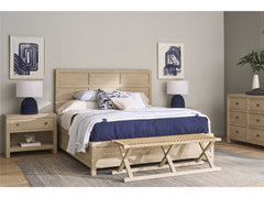 Dockside Natural Oak King Panel Bed - Ornate Home