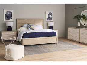 Dockside Natural Oak Queen Panel Bed - Ornate Home