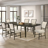 Doconde Espresso 7 Pc. Dining Table Set - Ornate Home