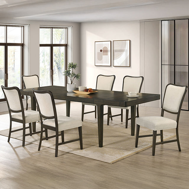 Doconde Espresso 7 Pc. Dining Table Set - Ornate Home