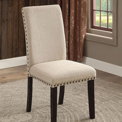 Dodson Black/Beige Side Chair (Set of 2) - Ornate Home