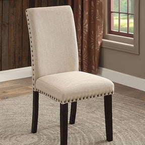 Dodson Black/Beige Side Chair (Set of 2) - Ornate Home
