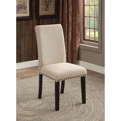 Dodson Black/Beige Side Chair (Set of 2) - Ornate Home